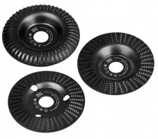 Sealey WCD1153 115mm Wood Carving Disc 22mm Bore - Pack of 3